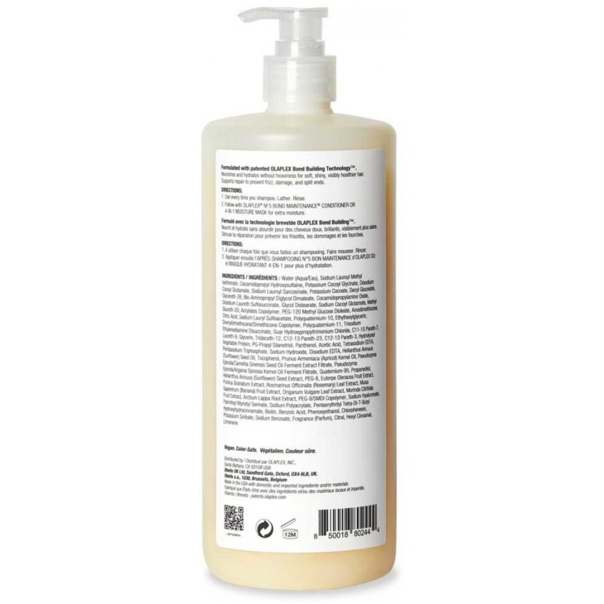 Restorative shampoo Olaplex Bond Maintenance No.4 Shampoo 1000ml – 3
