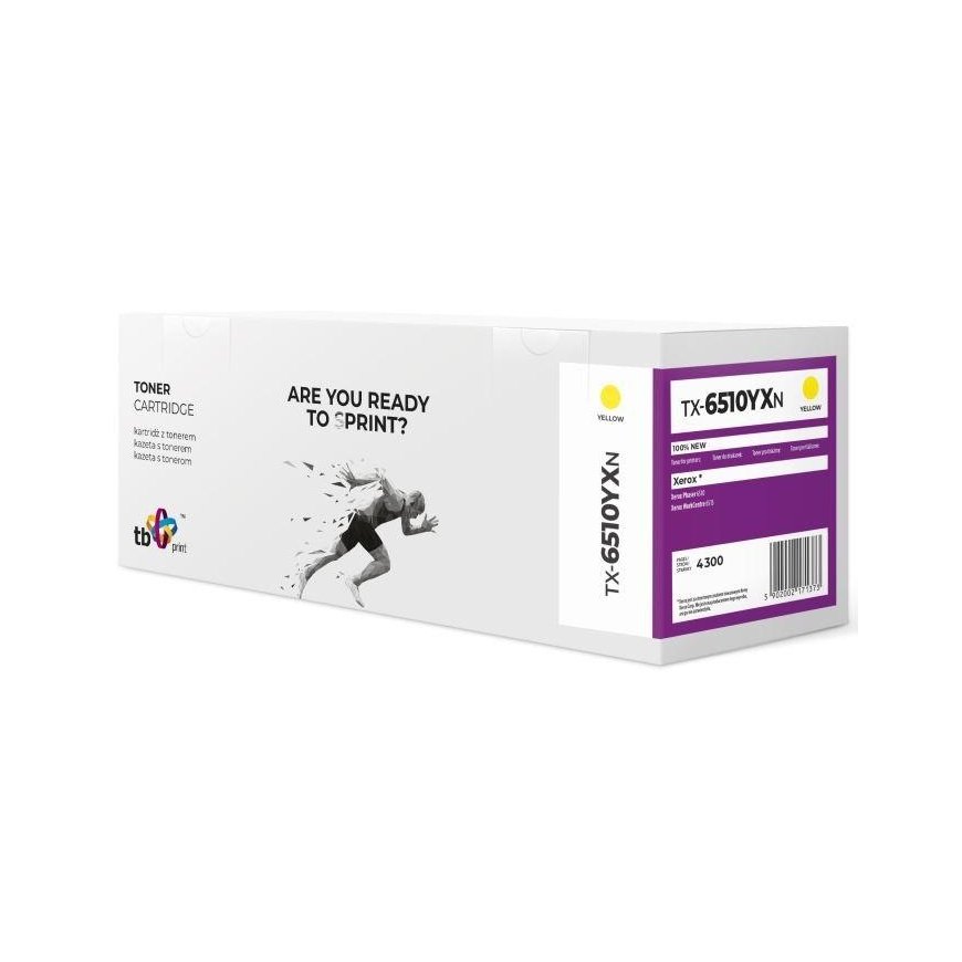 Tb Print Tb Print Toner For XEROX 6510/6515 TX-6510YXN YE 100% Brand New