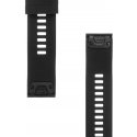 Išmaniojo laikrodžio Garmin Fenix 5/6 greitai atsegamas, silikoninis dirželis, Juodos spalvos