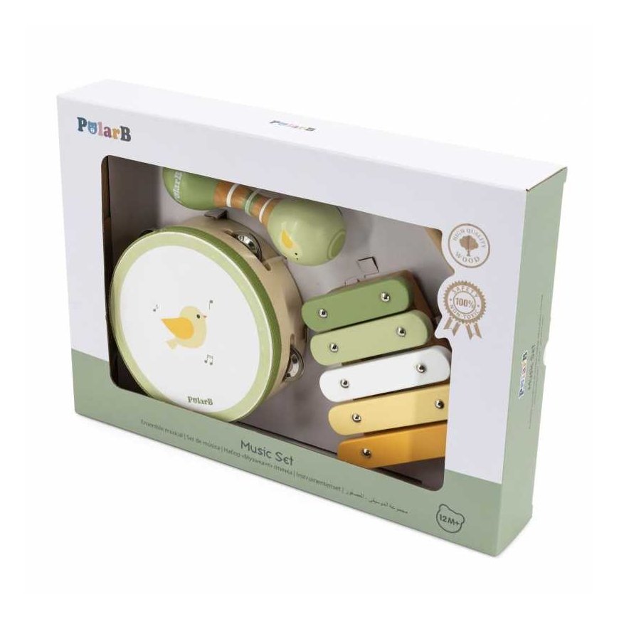 Viga Toys VIGA PolarB Rinkinys Instrumentów Muzycznych Žalias – 3
