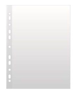 Herlitz A4 80mic transparent document sleeves. 100 pcs