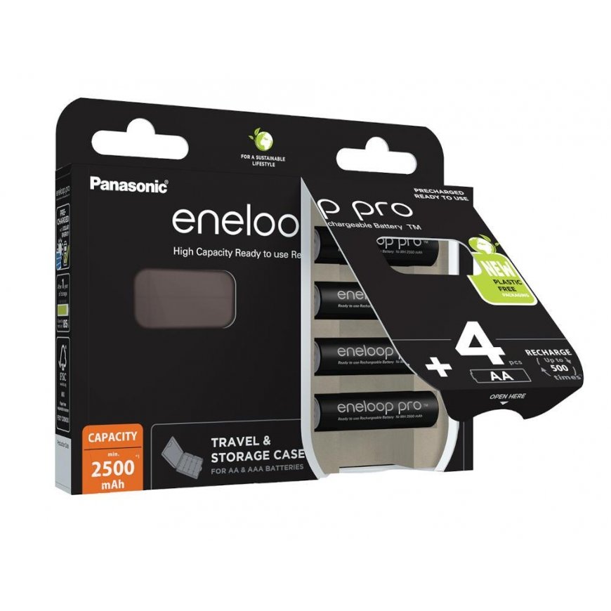 Panasonic Eneloop PRO R6|AA 2500mAh rechargeable – 4 pcs bliste