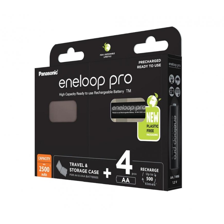 Panasonic Eneloop PRO R6|AA 2500mAh rechargeable – 4 pcs bliste – 2
