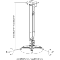 Cabletech Projector wall mount Cabletech Projector wall mount