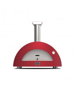Alfa Forni Moderno 3 Pizze Wood red