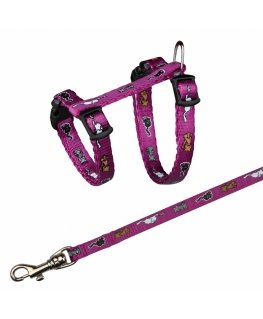 TRIXIE 4144 koera ja kassi traksid Lilla Nailon Kass Päitsetega rakmed