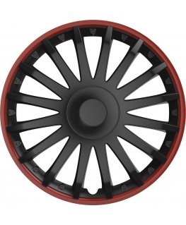 Kołpak Versaco 10294 Kołpak Crystal 15 cali Black&Red (black with czerwona obwódka)