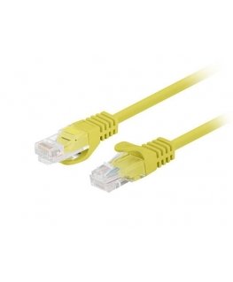 PATCHCORD CAT.6 UTP 1.5M Yellow FLUKE PASSED LANBERG 10-PACK