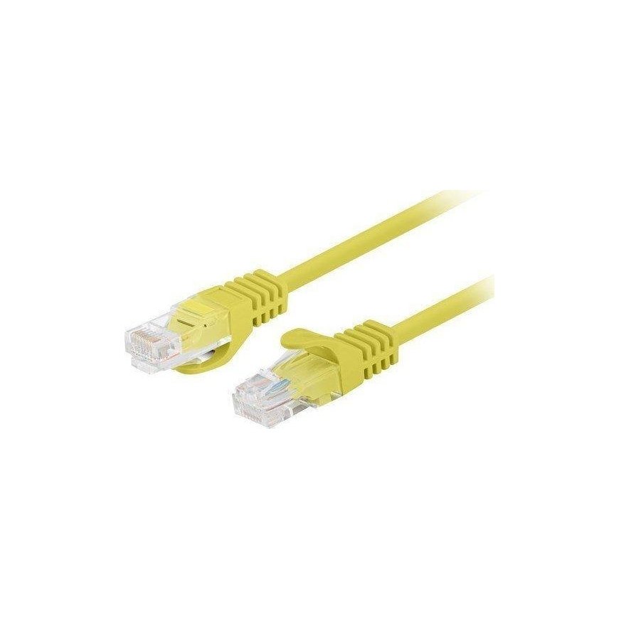 PATCHCORD CAT.6 UTP 1.5M Yellow FLUKE PASSED LANBERG 10-PACK – 3