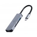UNITEK HUB USB-C 1XUSB-A 5 GBPS, 3XUSB-A 2.0 ALU UNITEK HUB USB-C 1XUSB-A 5 GBPS, 3XUSB-A 2.0 ALU