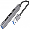 UNITEK HUB USB-C 1XUSB-A 5 GBPS, 3XUSB-A 2.0 ALU UNITEK HUB USB-C 1XUSB-A 5 GBPS, 3XUSB-A 2.0 ALU
