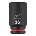 Milwaukee Accessories Long hexagonal impact head MILWAUKEE SHW 3/4" 36mm Milwaukee Accessories Long hexagonal impact head MILWAUKEE SHW 3/4" 36mm