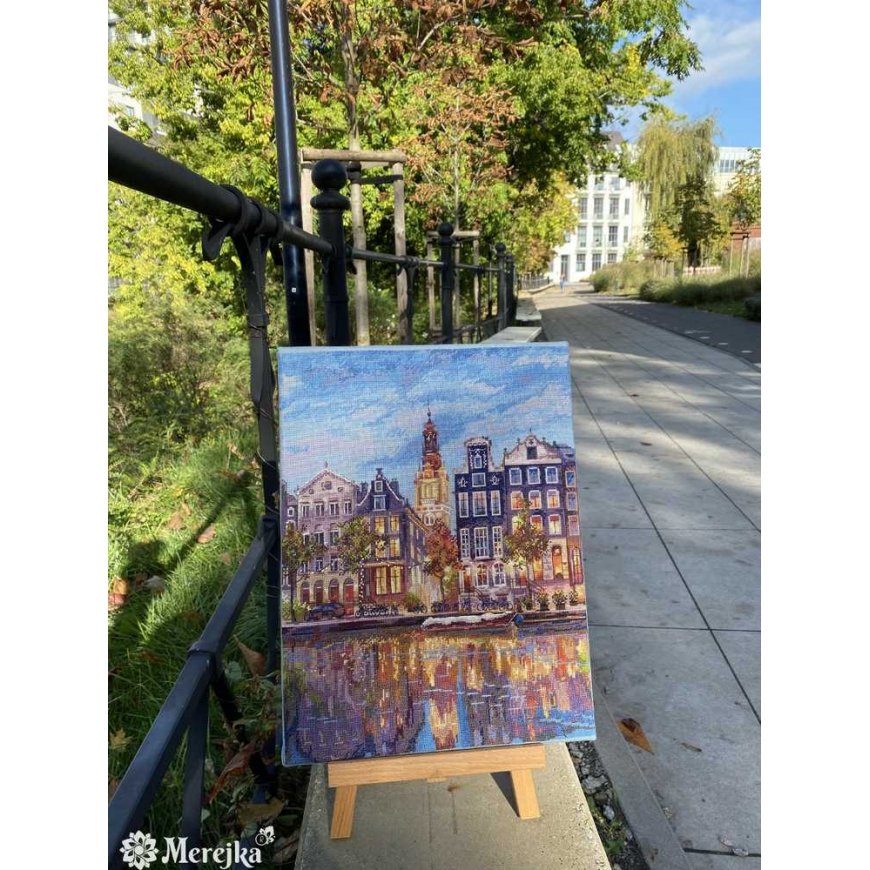 Merejka Suskaičiuotas siuvinėjimo kryželiu rinkinys "Amsterdam" 30x39,5 SK232 – 2