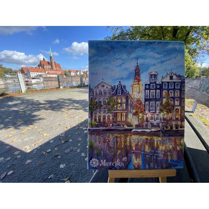 Merejka Suskaičiuotas siuvinėjimo kryželiu rinkinys "Amsterdam" 30x39,5 SK232 – 3