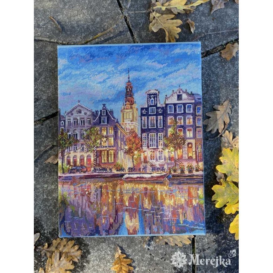 Merejka Suskaičiuotas siuvinėjimo kryželiu rinkinys "Amsterdam" 30x39,5 SK232 – 4