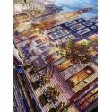 Merejka Suskaičiuotas siuvinėjimo kryželiu rinkinys "Amsterdam" 30x39,5 SK232