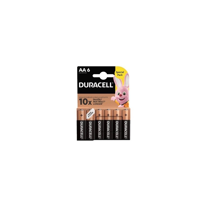 Duracell Basic AA/LR6 blister 6pcs