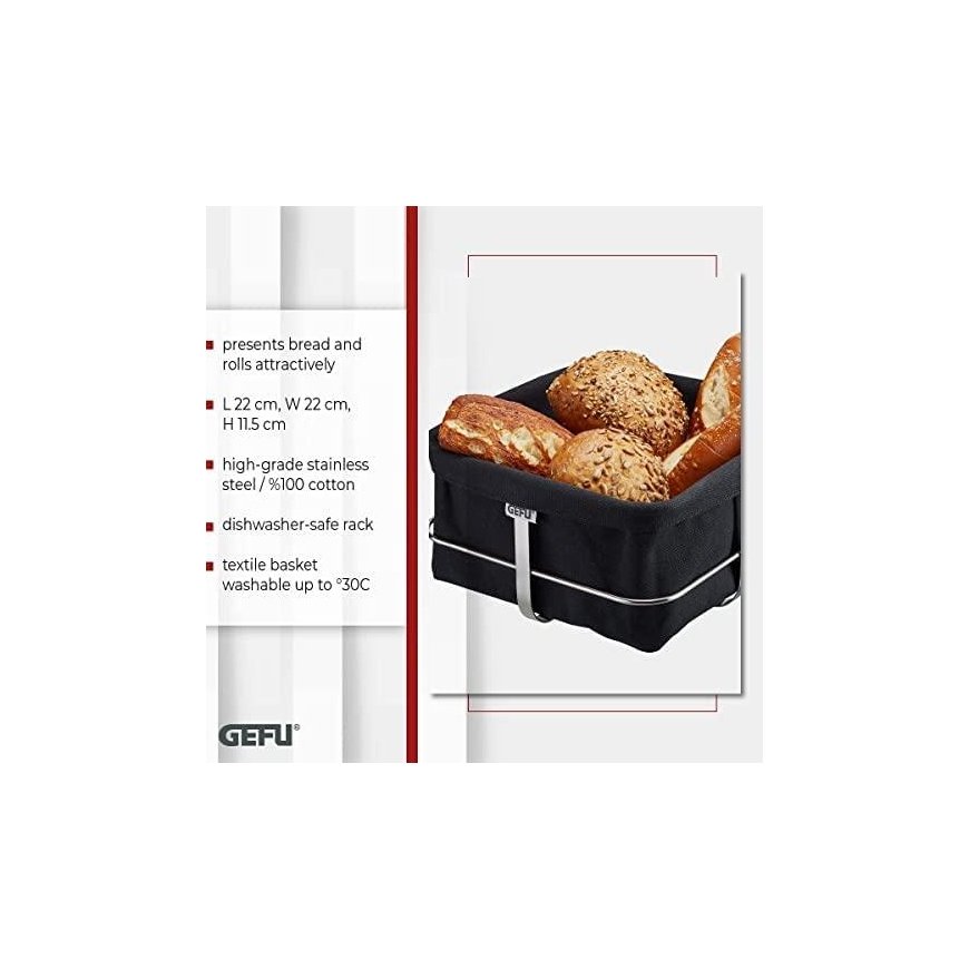 Koszyk na chleb black gefu brunch g-33670 – 4