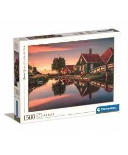 Dėlionė Clementoni CLE puzzle 1500 HQC Zaanse Schans 31696