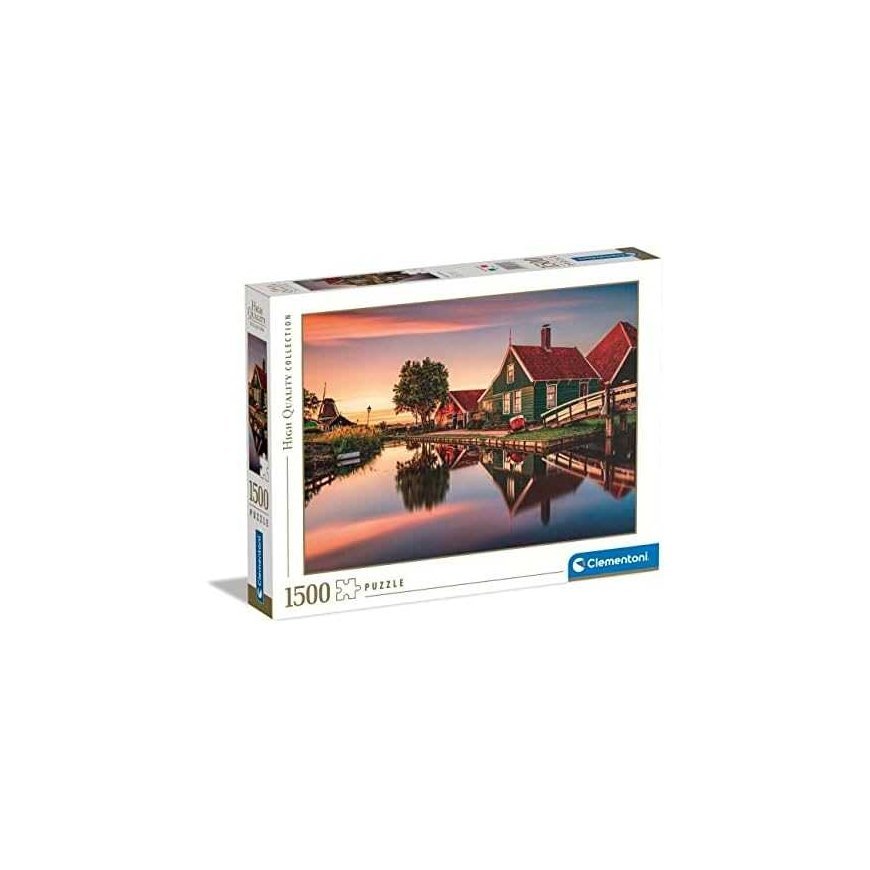 Puzzle Clementoni CLE puzzle 1500 HQC Zaanse Schans 31696 – 2