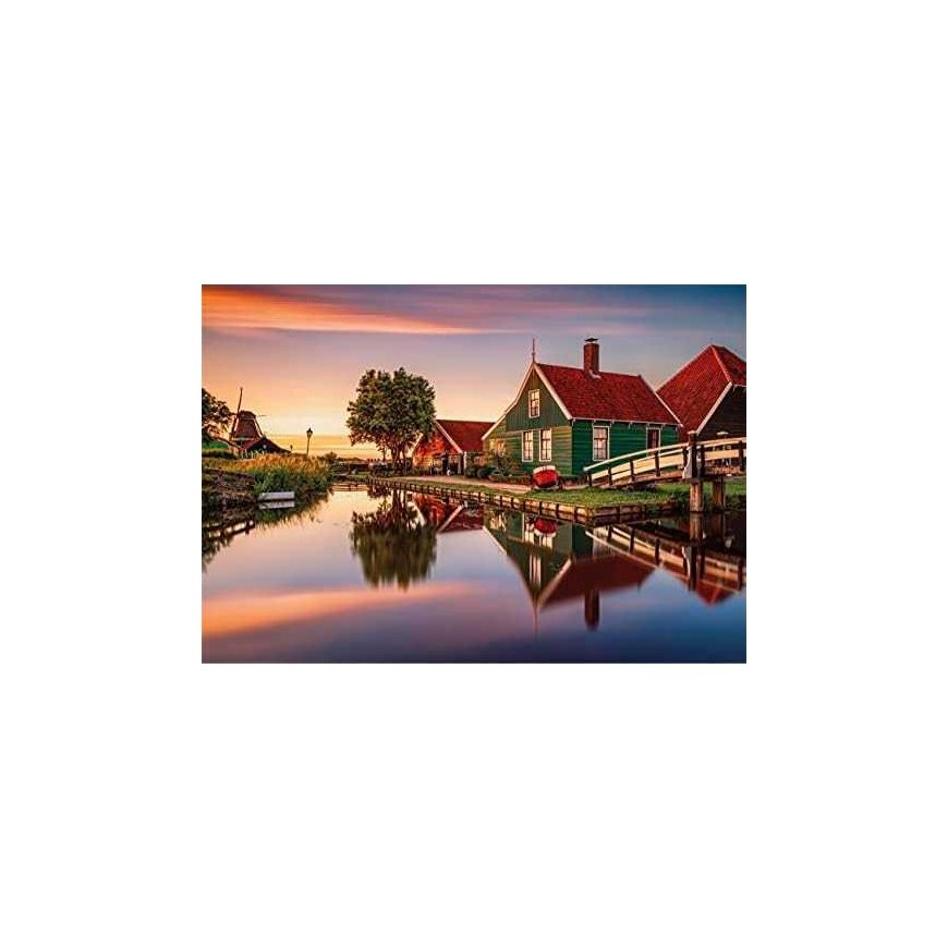 Dėlionė Clementoni CLE puzzle 1500 HQC Zaanse Schans 31696 – 3