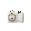 Karl Lagerfeld KLACAPSILKCW AirPods Pro cover white Silicone Karl & Choupette