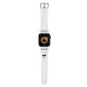 Karl Lagerfeld Strap KLAWLSLCNH Apple Watch 42|44|45|49mm white|white strap 3D Rubber Choupette Head Karl Lagerfeld Strap KLAWLSLCNH Apple Watch 42|44|45|49mm white|white strap 3D Rubber Choupette Head