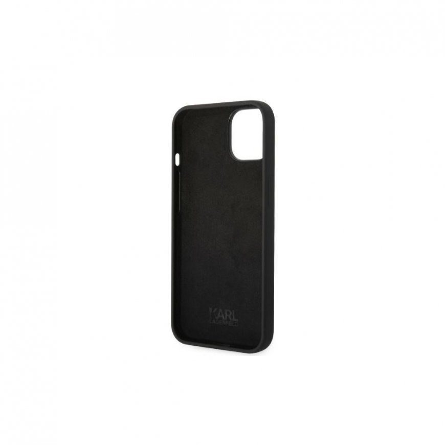 Karl Lagerfeld Karl Lagerfeld KLHCP14MSRSGRCK iPhone 14 Plus 6.7" Hard Case Black / Black Silicone RSG – 2