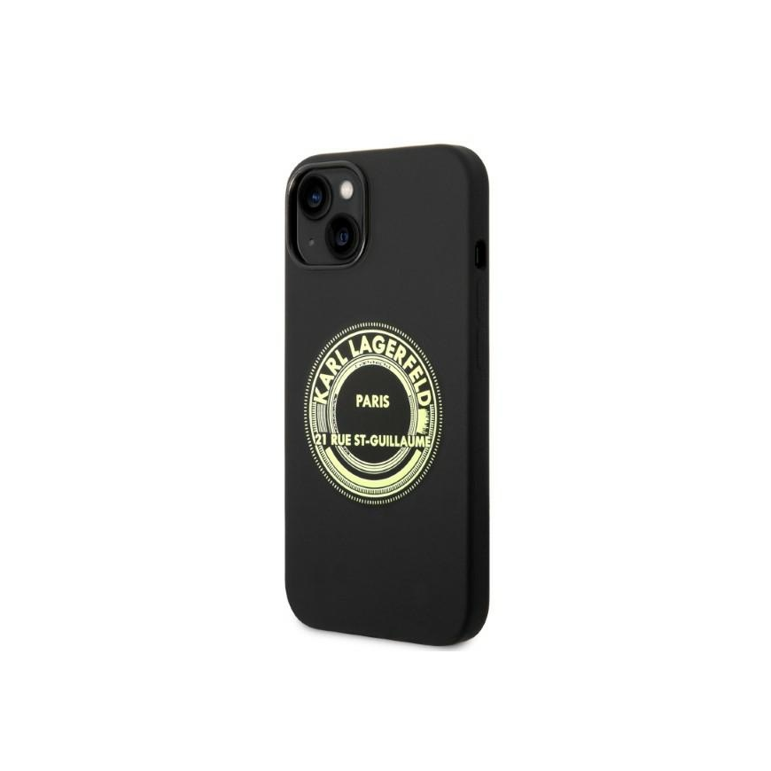 Karl Lagerfeld Karl Lagerfeld KLHCP14MSRSGRCK iPhone 14 Plus 6.7" Hard Case Black / Black Silicone RSG – 5