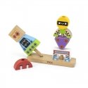 Viga Wooden puzzle - robots 8 pcs