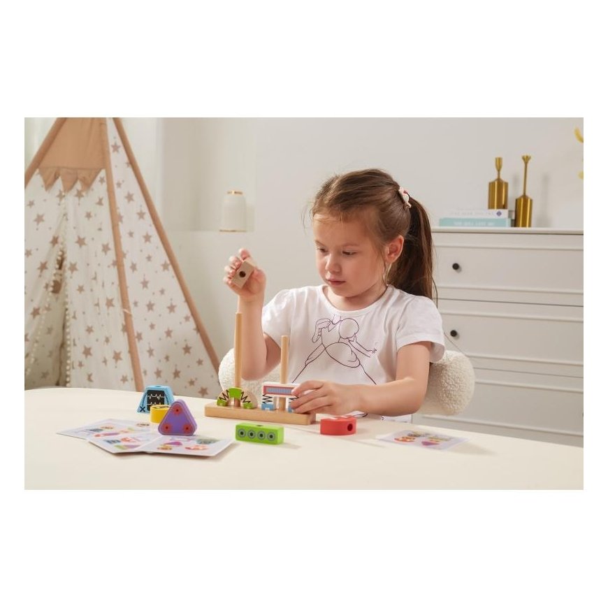 Viga Wooden puzzle - robots 8 pcs – 5