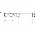 Fanar SHANK BIT CARBON FI 12.0 45/100 Z4 HA12 VHM AT X-MILL 430L Fanar SHANK BIT CARBON FI 12.0 45/100 Z4 HA12 VHM AT X-MILL 430L