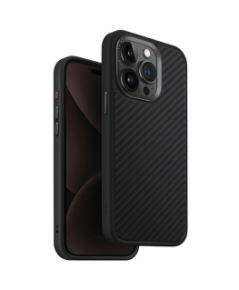 Case Uniq case Keva iPhone 15 Pro Max 6.7" Magclick Charging black/carbon black