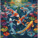 luca S Suskaičiuotas siuvinėjimo kryželiu rinkinys „Akvariumas“ 25x26 cm SBU5030 luca S Suskaičiuotas siuvinėjimo kryželiu rinkinys „Akvariumas“ 25x26 cm SBU5030