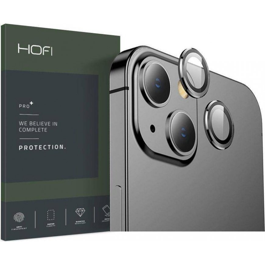 Hofi Glass Hofi fotoaparato objektyvo stiklas Hofi Camring Pro+ Apple iPhone 13/13 mini Juodas