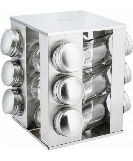 King Hoff SPICES RACK 12 PCS. KINGHOFF KH-4008