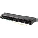 PATCH PANEL 48 PORT 1U 19" CAT.6A FTP EKRANOWANY Black LANBERG PATCH PANEL 48 PORT 1U 19" CAT.6A FTP EKRANOWANY Black LANBERG