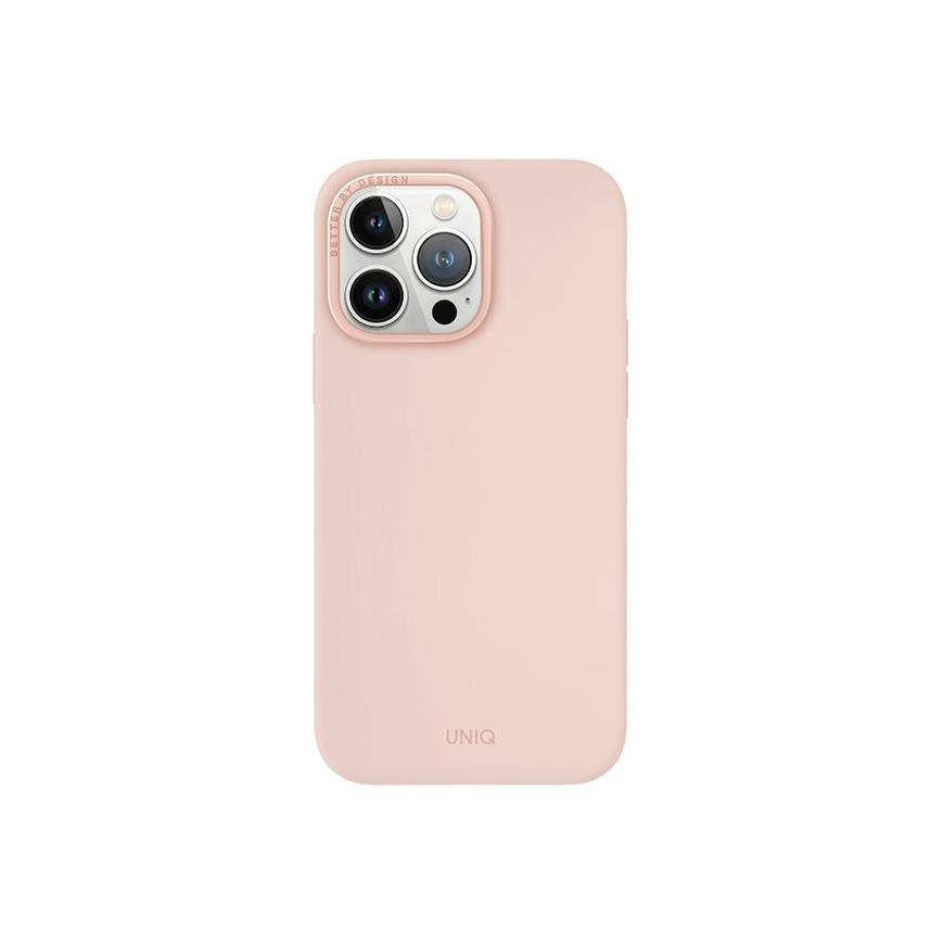 Uniq Lino Hue iPhone 15 Pro Max 6.7" dėklas Magclick Charging rožinis / skaistalai rožinis