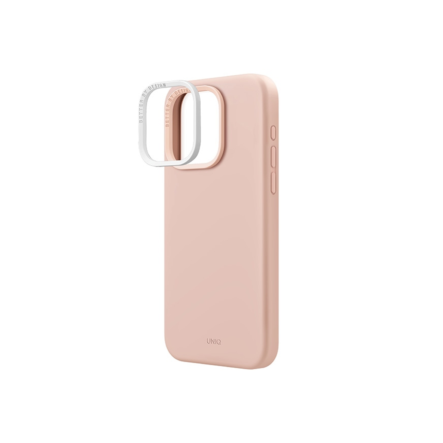 Uniq Lino Hue iPhone 15 Pro Max 6.7" dėklas Magclick Charging rožinis / skaistalai rožinis – 3