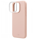 Uniq Lino Hue iPhone 15 Pro Max 6.7" case Magclick Charging pink / blush pink