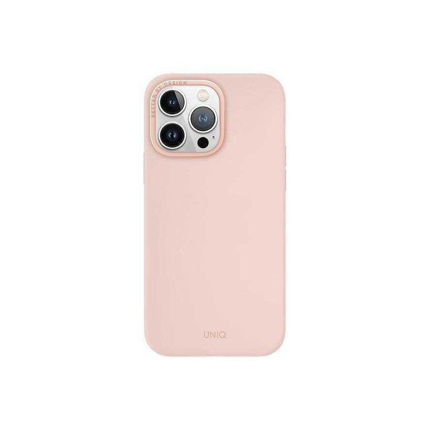 Uniq Lino Hue iPhone 15 Pro Max 6.7" dėklas Magclick Charging rožinis / skaistalai rožinis – 5