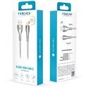 Forever Sleek cable USB - Lightning 1,0 m 2.4A white Forever Sleek cable USB - Lightning 1,0 m 2.4A white