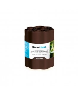 Gofruotas sodo apvadas 20cm x 9m Cellfast ruda