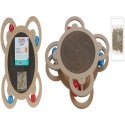 KOOPMAN INTERACTIVE TOY CAT SCRATCRATOR 4 BALLS 35.5X35.5X4CM