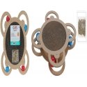 KOOPMAN INTERACTIVE TOY CAT SCRATCRATOR 4 BALLS 35.5X35.5X4CM