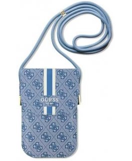 Case Guess bag for phone GUOWBP4RPSB blue Wallet 4G Stripes