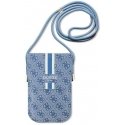 Case Guess bag for phone GUOWBP4RPSB blue Wallet 4G Stripes Case Guess bag for phone GUOWBP4RPSB blue Wallet 4G Stripes