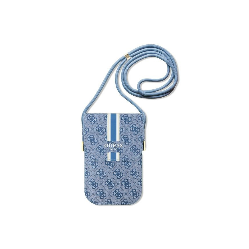 Case Guess bag for phone GUOWBP4RPSB blue Wallet 4G Stripes – 2