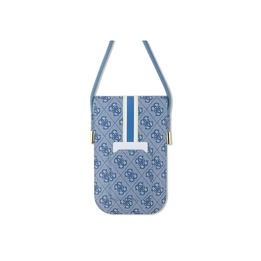 Case Guess bag for phone GUOWBP4RPSB blue Wallet 4G Stripes – 3