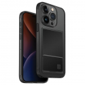 Uniq Air Fender ID dėklas iPhone 15 Pro Max 6.7" pilkai/rūkytai pilkai atspalvio Cardslot Uniq Air Fender ID dėklas iPhone 15 Pro Max 6.7" pilkai/rūkytai pilkai atspalvio Cardslot